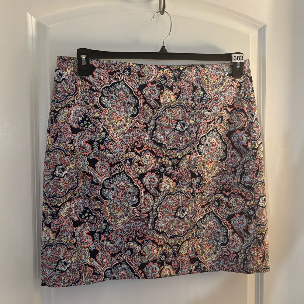 Talbots Paisley Print Women's Skirt Sz 14 NWT
